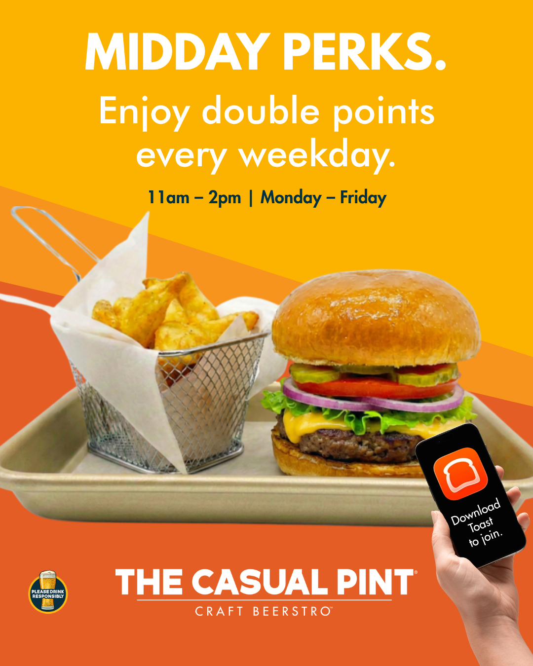 The Casual Pint Lunch Specials